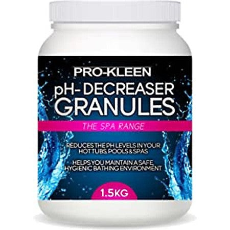 Hot Tub PH Reducing (Decreaser) 1.5kg Tub - Prokleen